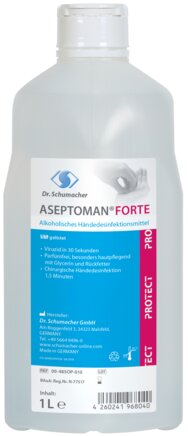 Exemplary representation: Hand sanitiser ASEPTOMAN FORTE